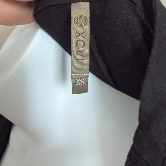 XCVI Black Cotton V-Neck Maxi Dress XS Lagenlook Travel premium soft - Picture 3 of 4